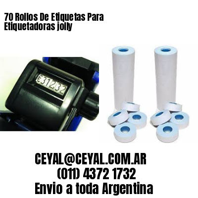 70 Rollos De Etiquetas Para Etiquetadoras jolly