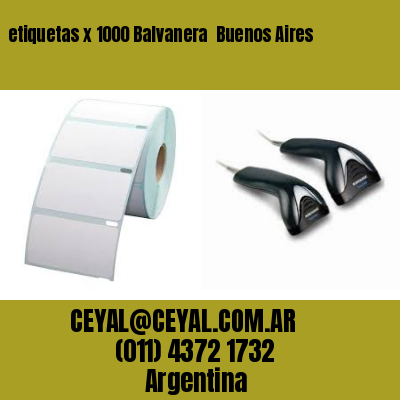 etiquetas x 1000 Balvanera  Buenos Aires