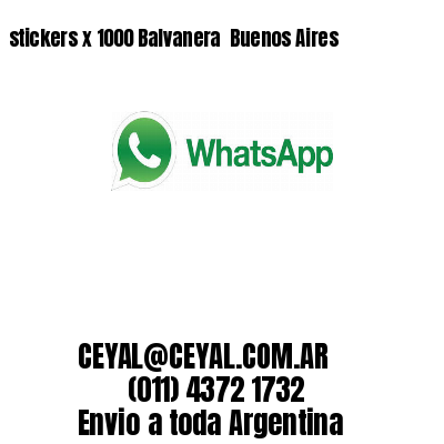 stickers x 1000 Balvanera  Buenos Aires