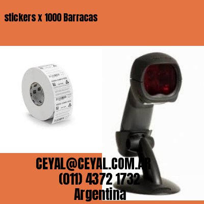 stickers x 1000 Barracas