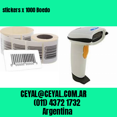 stickers x 1000 Boedo