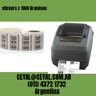 stickers x 1000 Brandsen