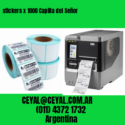 stickers x 1000 Capilla del Señor