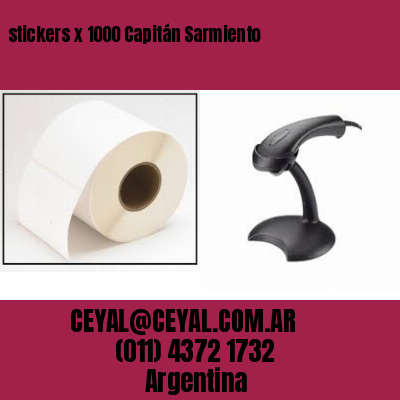 stickers x 1000 Capitán Sarmiento