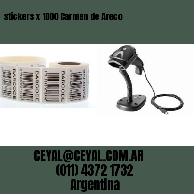 stickers x 1000 Carmen de Areco