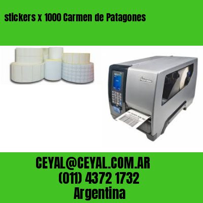 stickers x 1000 Carmen de Patagones