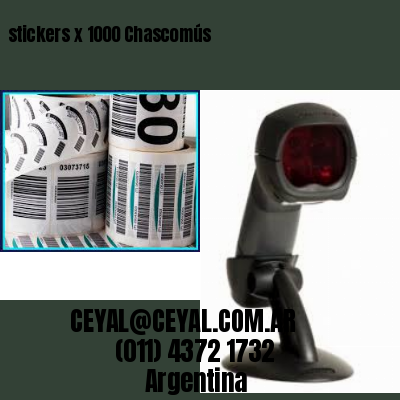 stickers x 1000 Chascomús