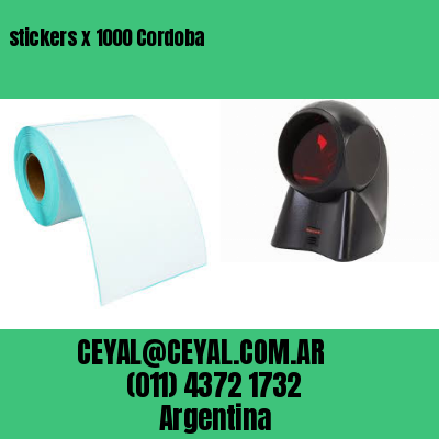 stickers x 1000 Cordoba