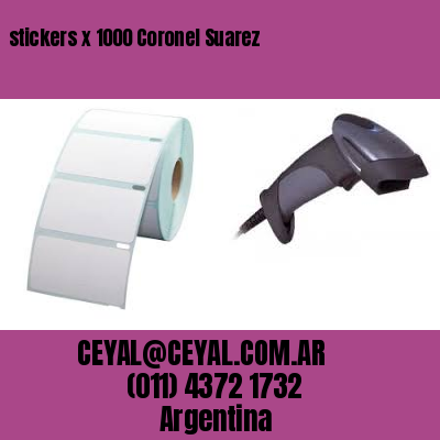 stickers x 1000 Coronel Suarez