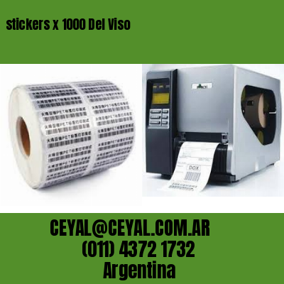 stickers x 1000 Del Viso