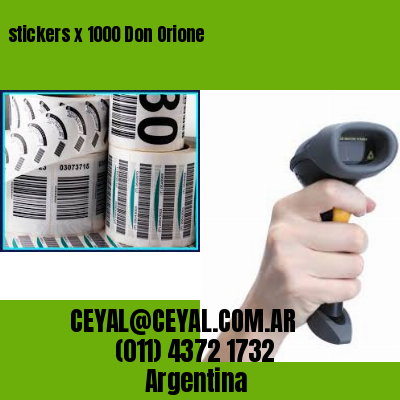 stickers x 1000 Don Orione