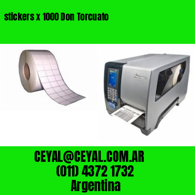 stickers x 1000 Don Torcuato