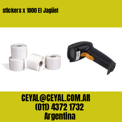 stickers x 1000 El Jagüel