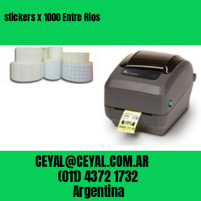 stickers x 1000 Entre Rios