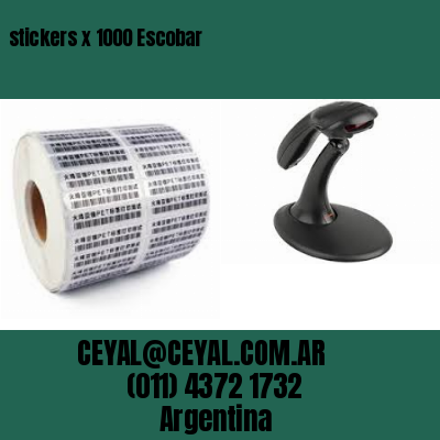 stickers x 1000 Escobar