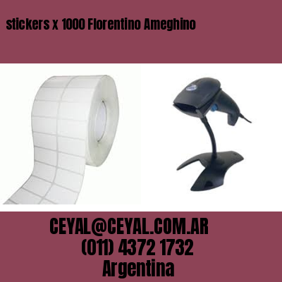 stickers x 1000 Florentino Ameghino