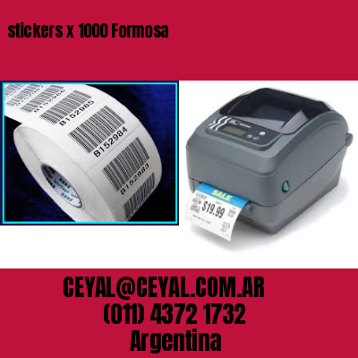 stickers x 1000 Formosa