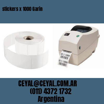 stickers x 1000 Garín