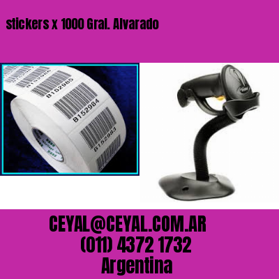 stickers x 1000 Gral. Alvarado