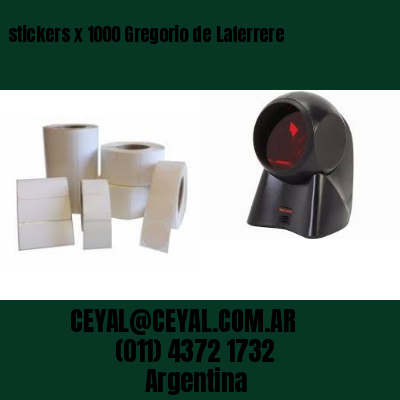 stickers x 1000 Gregorio de Laferrere