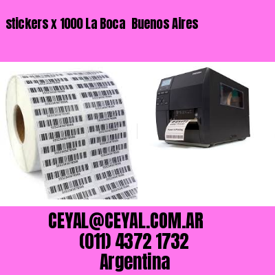 stickers x 1000 La Boca  Buenos Aires