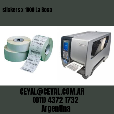 stickers x 1000 La Boca