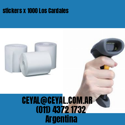 stickers x 1000 Los Cardales