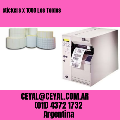 stickers x 1000 Los Toldos