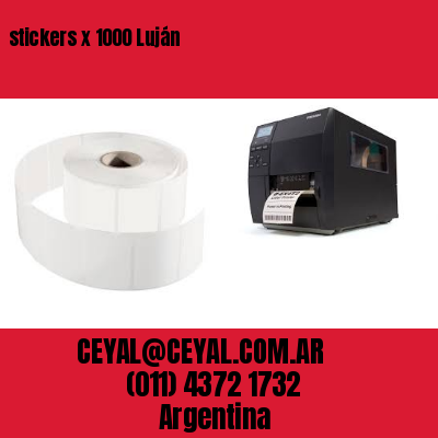 stickers x 1000 Luján