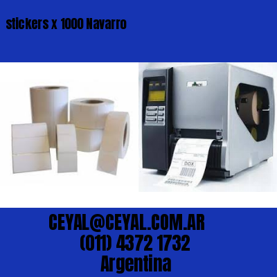 stickers x 1000 Navarro