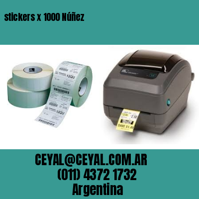 stickers x 1000 Núñez