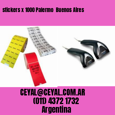stickers x 1000 Palermo  Buenos Aires