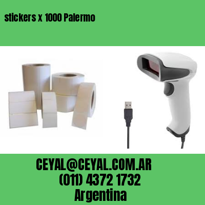 stickers x 1000 Palermo