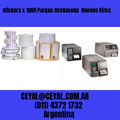 stickers x 1000 Parque Avellaneda  Buenos Aires