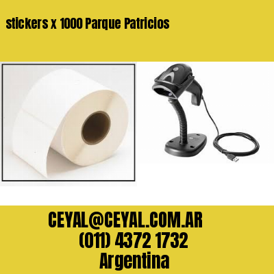 stickers x 1000 Parque Patricios