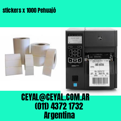 stickers x 1000 Pehuajó