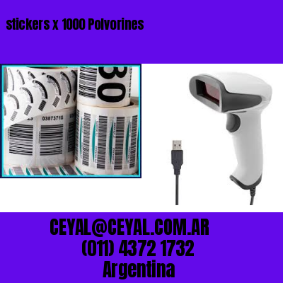 stickers x 1000 Polvorines