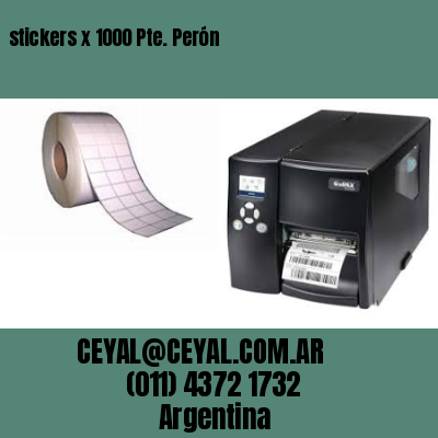 stickers x 1000 Pte. Perón