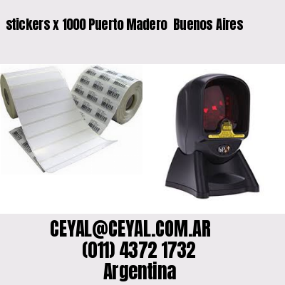 stickers x 1000 Puerto Madero  Buenos Aires