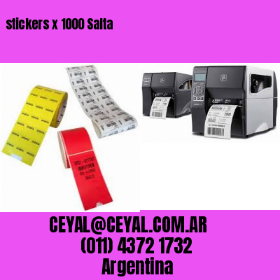 stickers x 1000 Salta