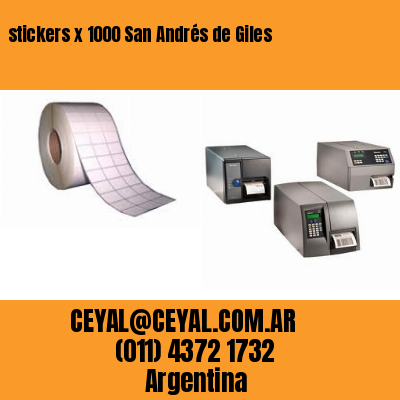 stickers x 1000 San Andrés de Giles