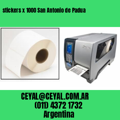 stickers x 1000 San Antonio de Padua