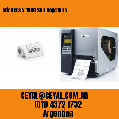 stickers x 1000 San Cayetano