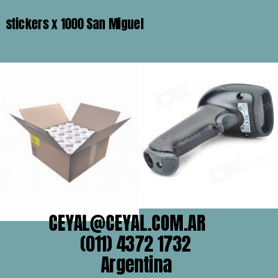 stickers x 1000 San Miguel