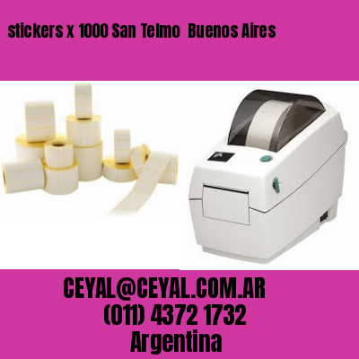 stickers x 1000 San Telmo  Buenos Aires