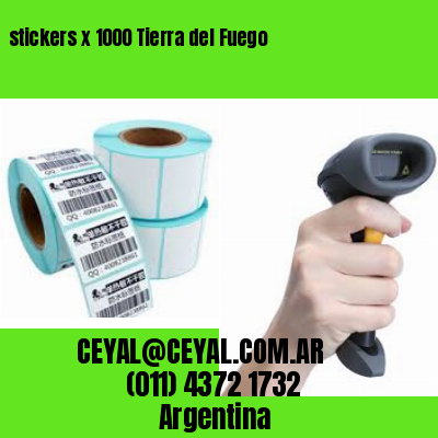 stickers x 1000 Tierra del Fuego