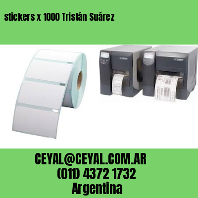 stickers x 1000 Tristán Suárez