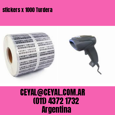 stickers x 1000 Turdera