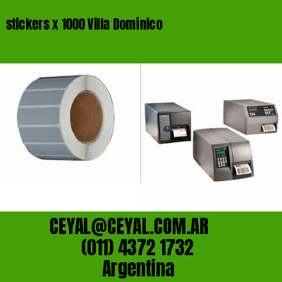 stickers x 1000 Villa Domínico