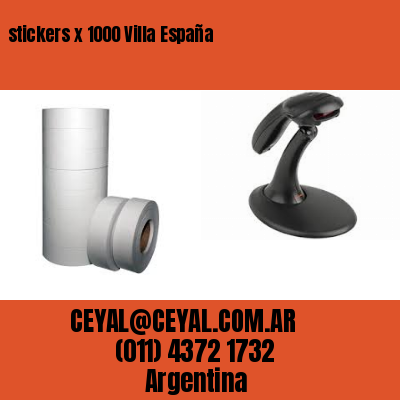 stickers x 1000 Villa España